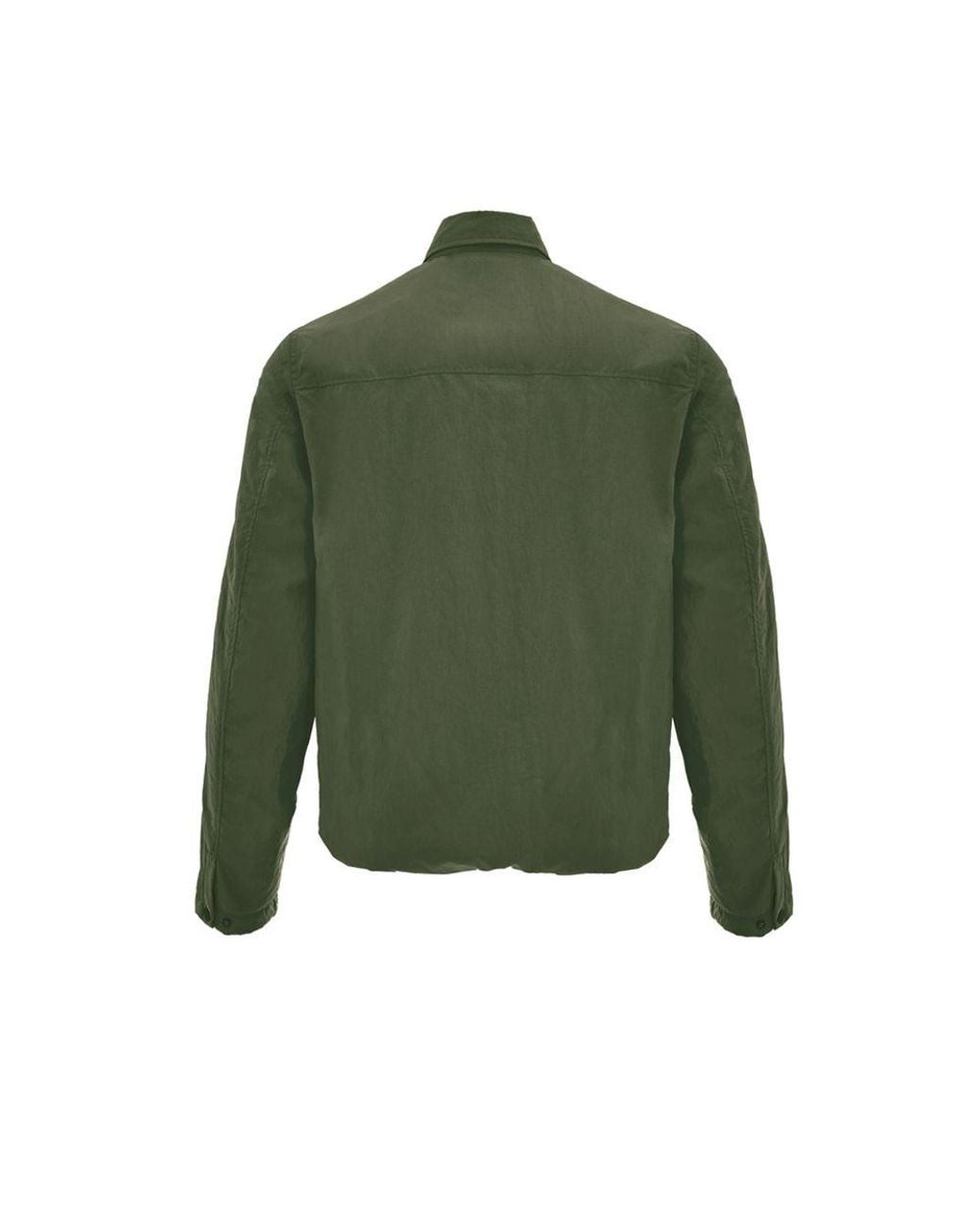 Paul & Shark Green Polyester Coat for men
