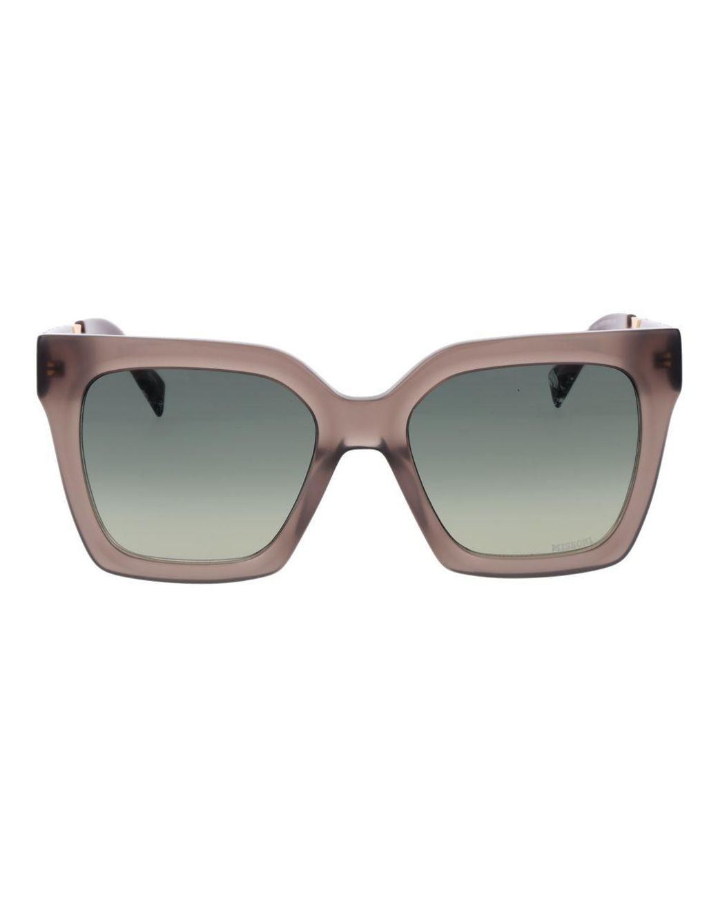 Missoni Gray Brown Acetate Sunglasses