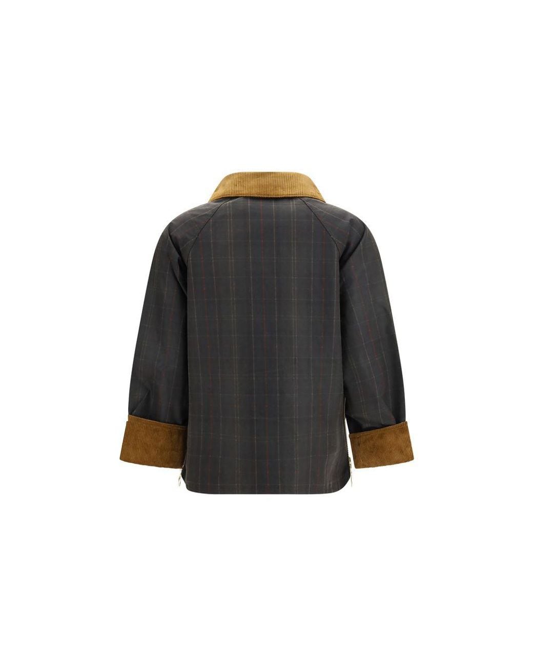 Barbour Black Bicolor Cotton Full