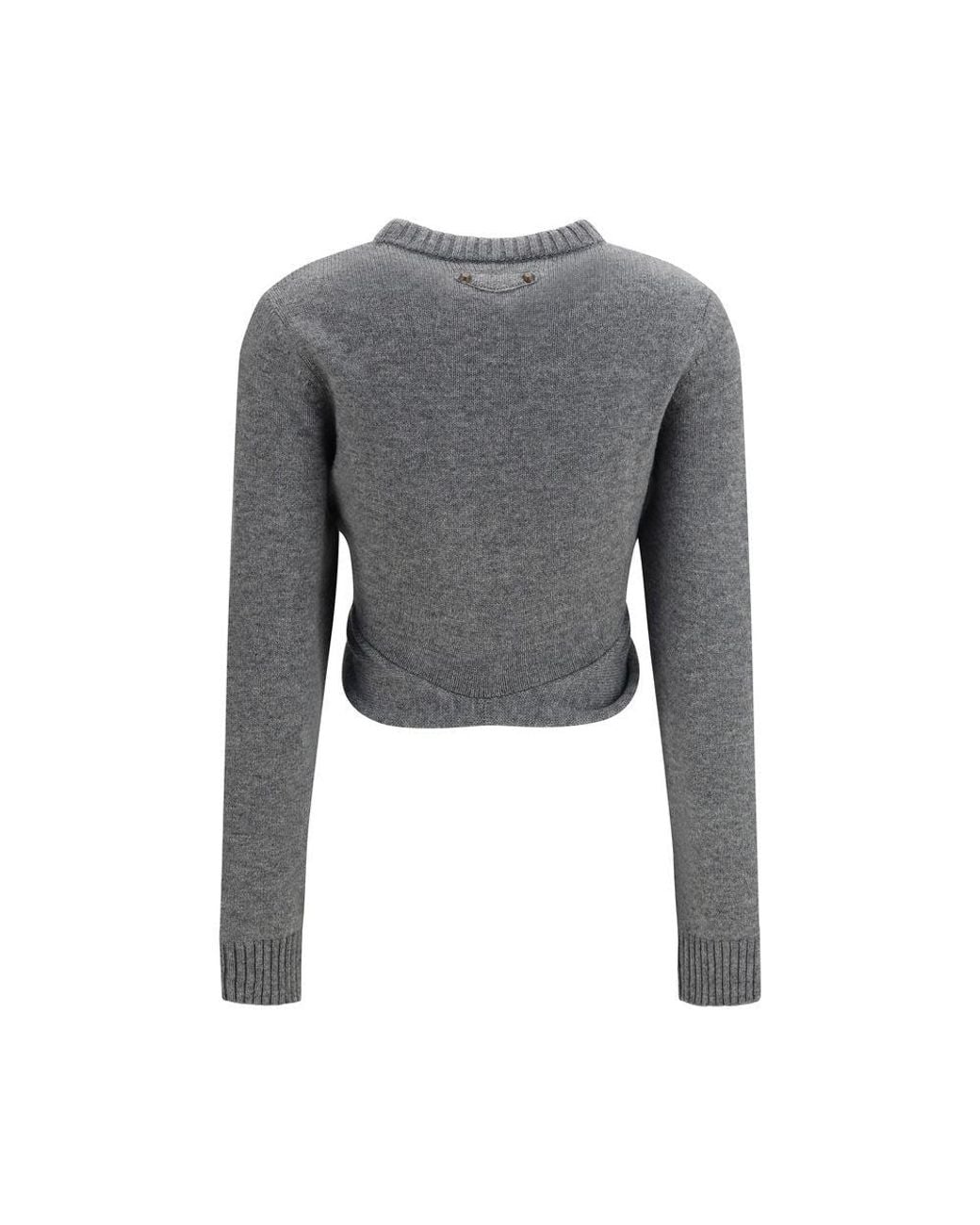 Balenciaga Gray Wool Oves Aries Sweatshirt