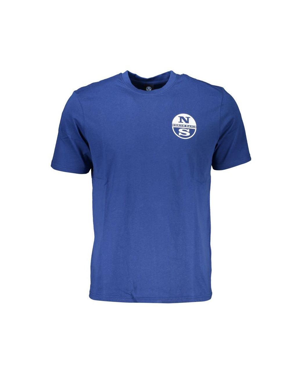 North Sails Blue Cotton T-Shirt for men