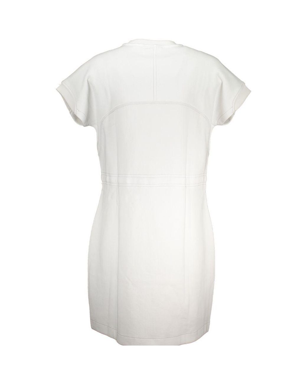 Napapijri White Cotton Dress