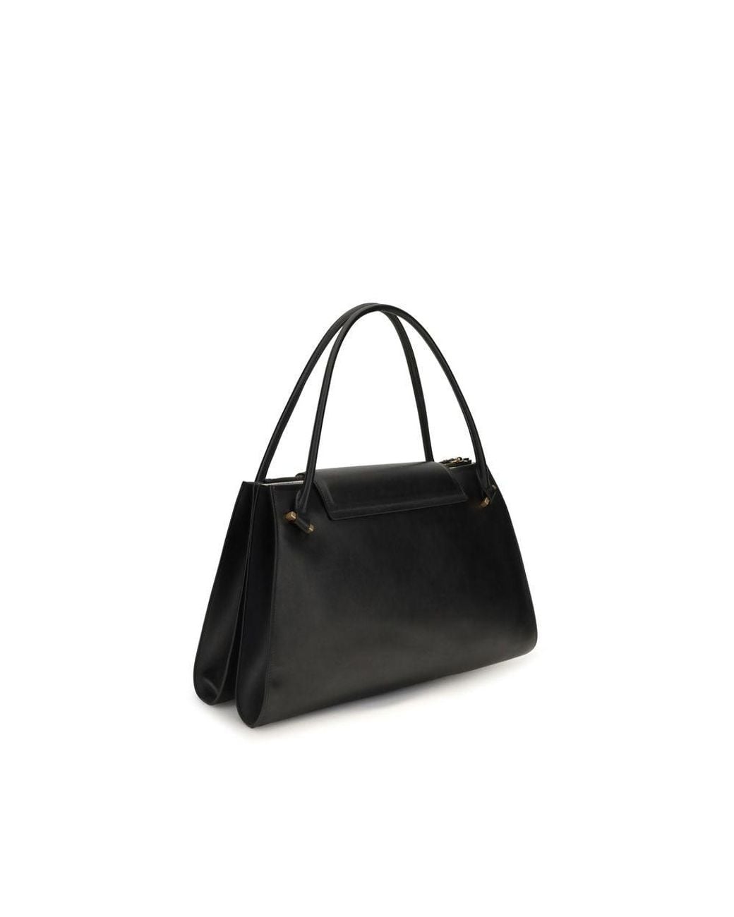 Versace Black Calf Leather Bos Taurus Shoulder Bag