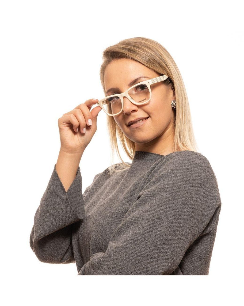 Zadig & Voltaire Metallic Plastic Glasses (Frames)