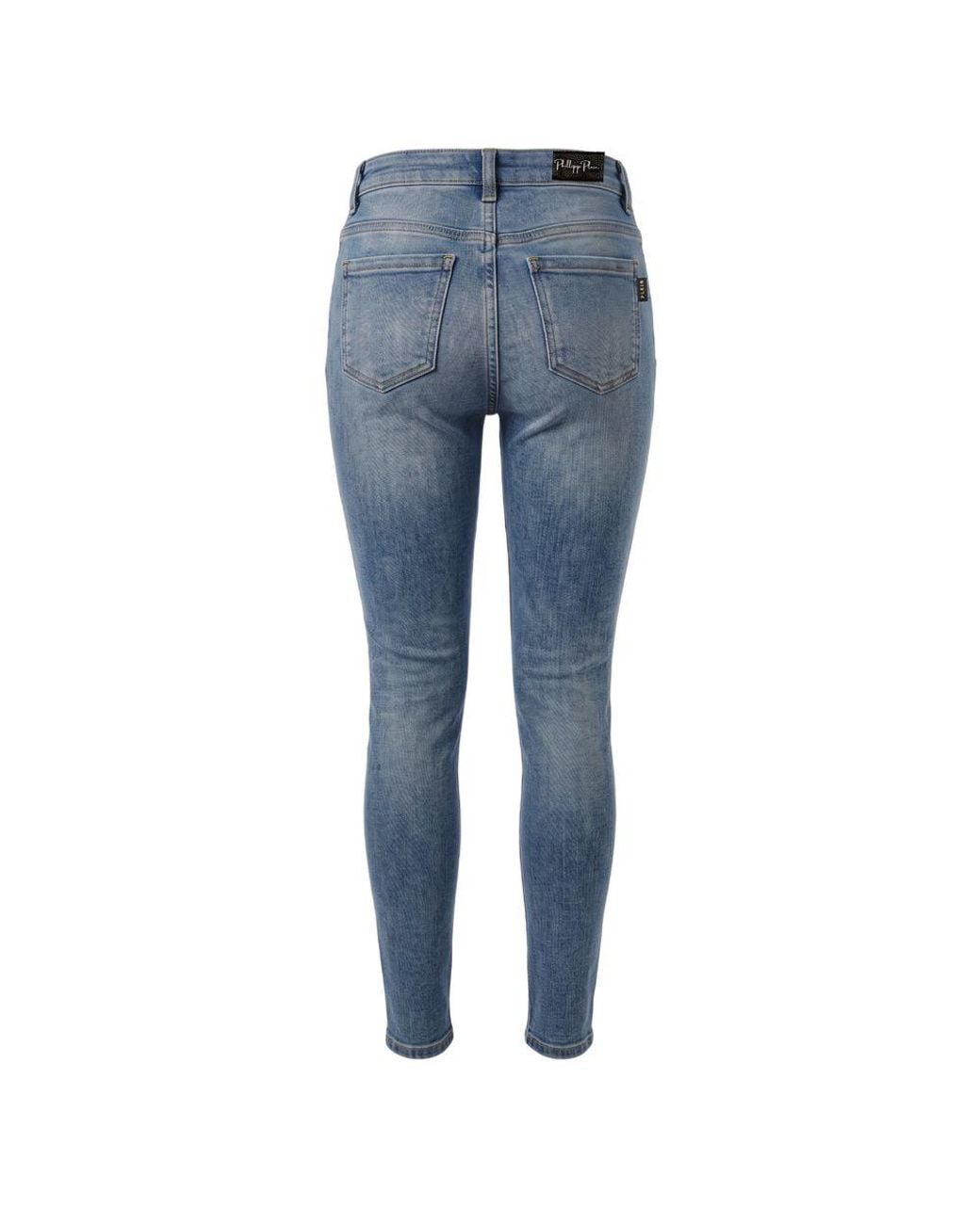 Philipp Plein Blue Cotton Jean