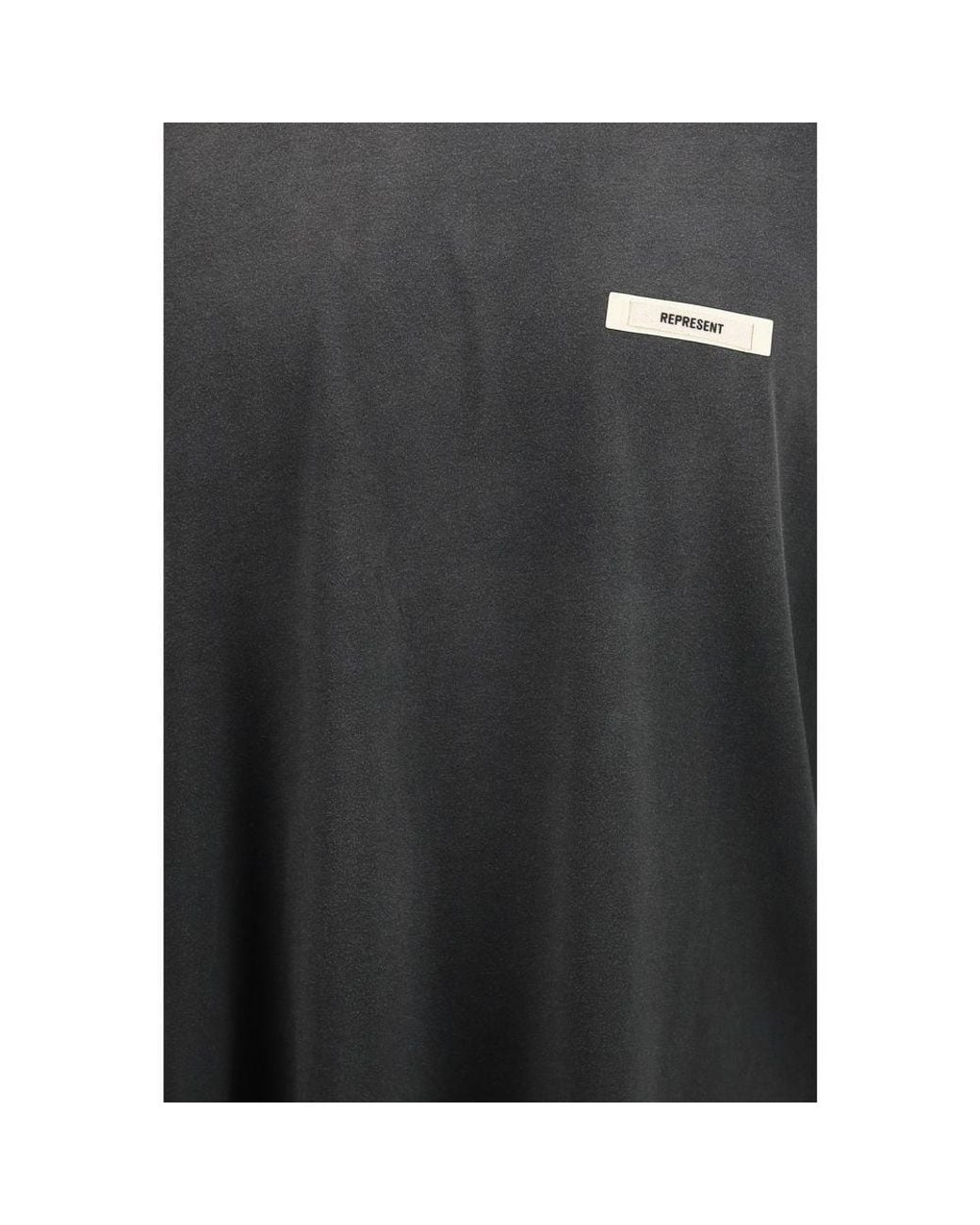 Represent Black Gray Cotton T for men
