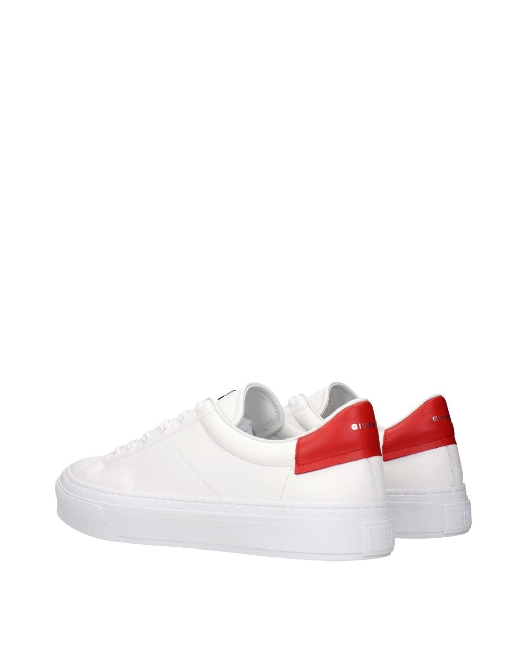 Givenchy White Leather Low Top Sneakers for men
