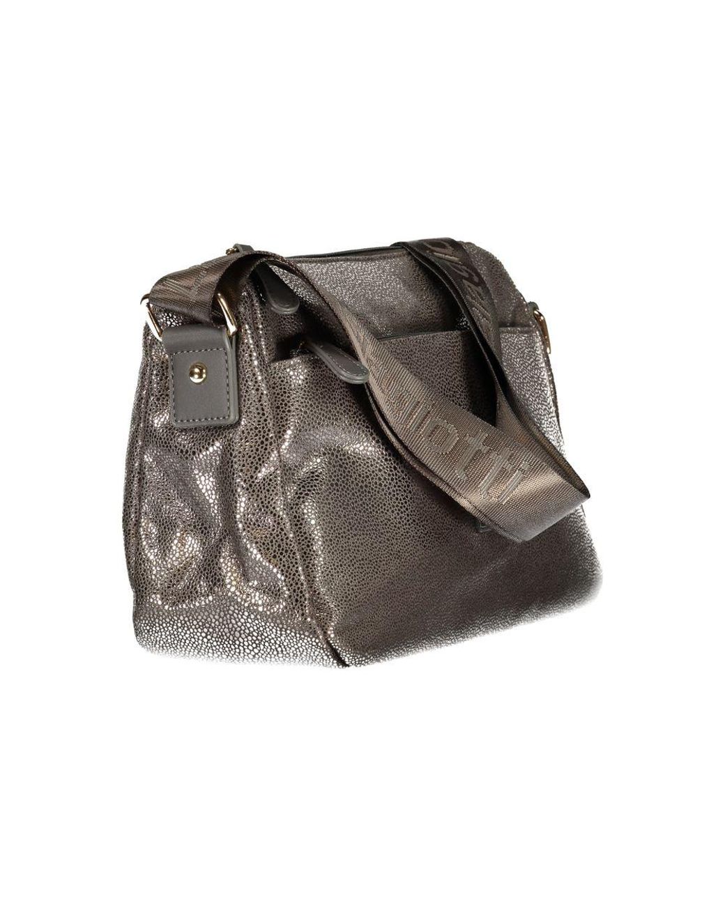 Laura Biagiotti Gray Polyester Handbag