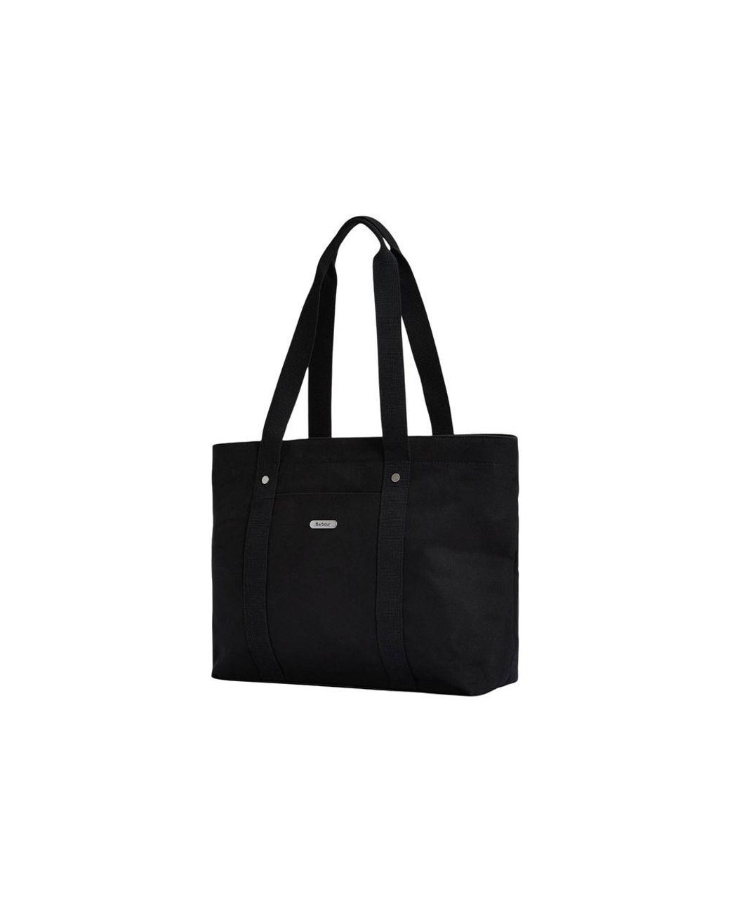 Barbour Black Cotton Handbag