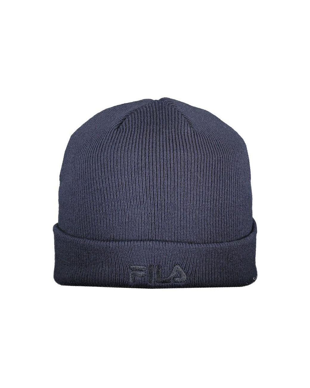 Fila Blue Blu Polyacrylic Mens Cap for men