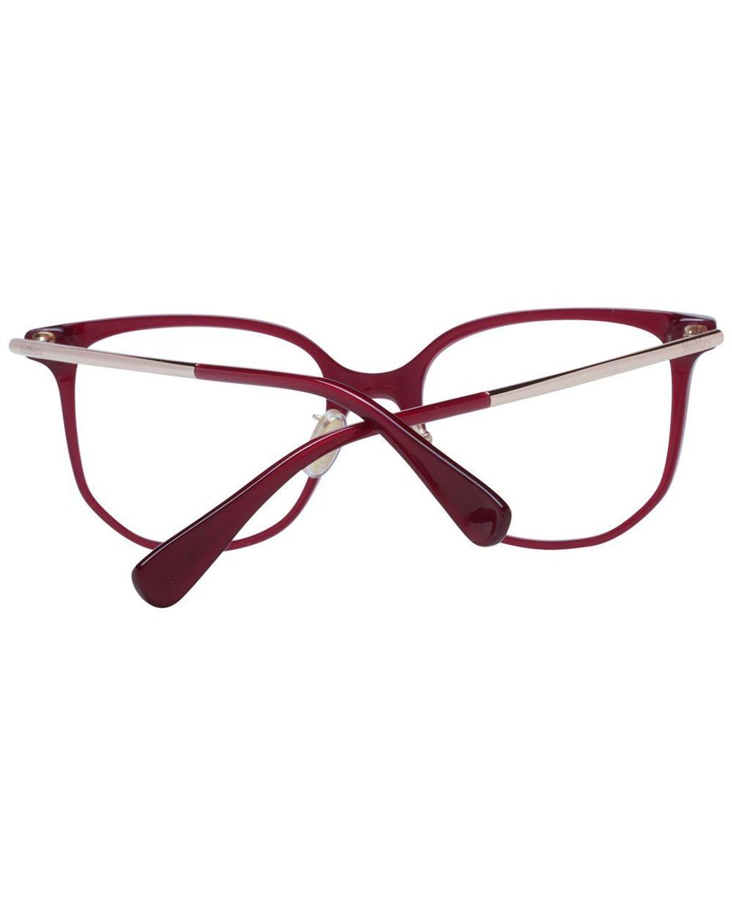 Max Mara Brown Red Plastic Glasses (frames) for men