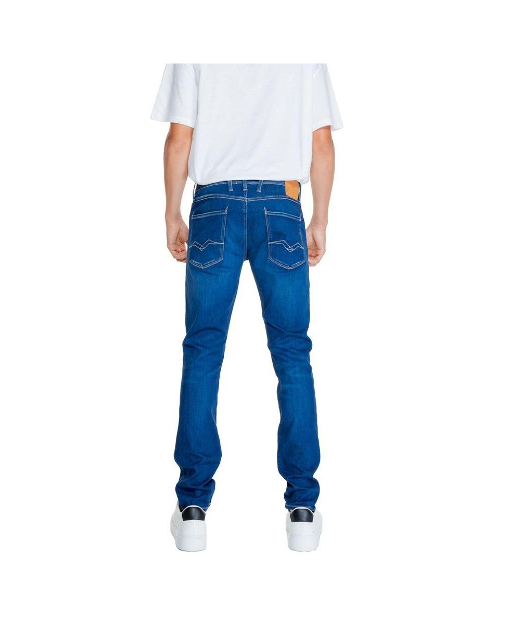Replay Blue Cotton Jeans & Pant for men