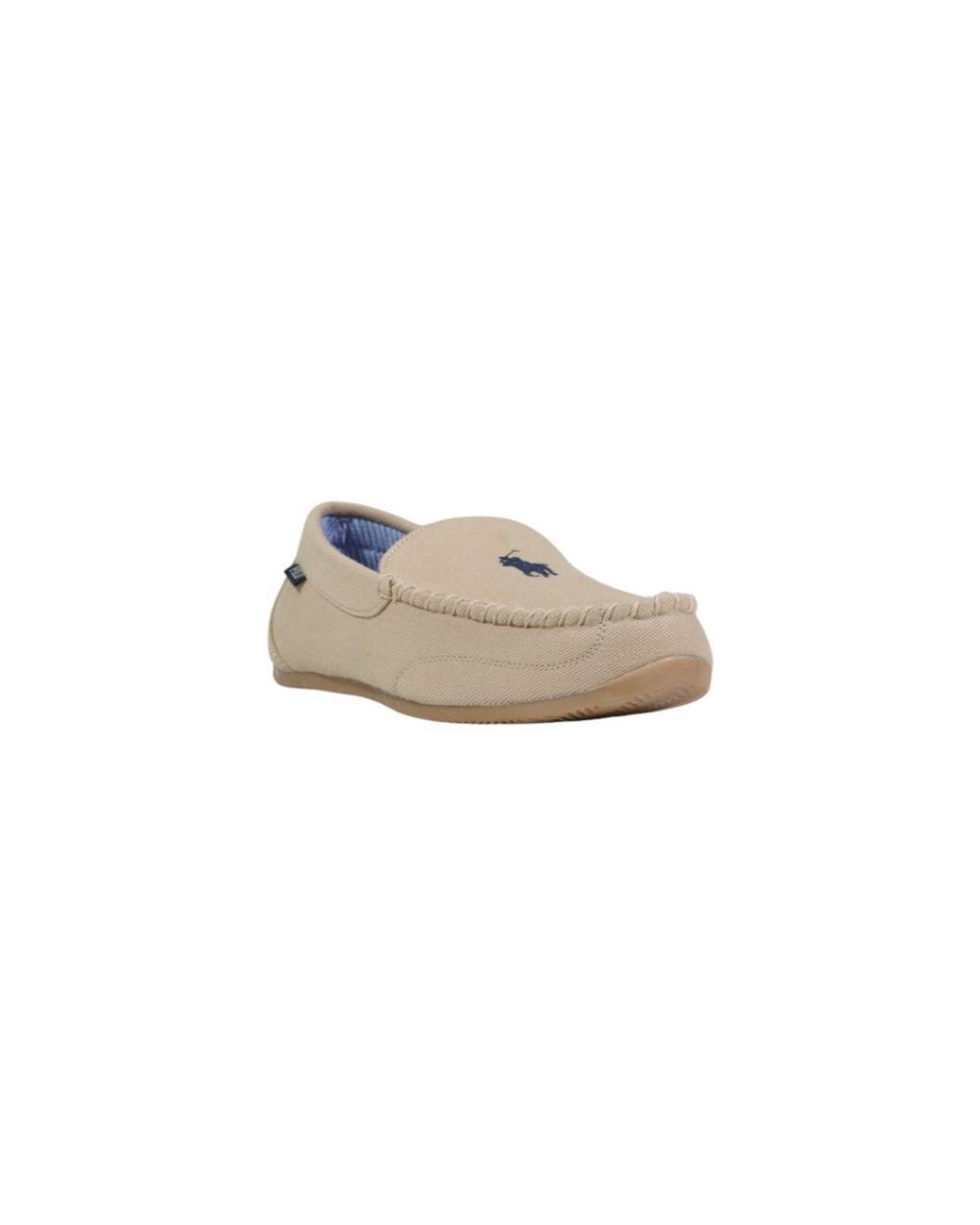 Ralph Lauren Beige Textile Slippers in White for Men | Lyst