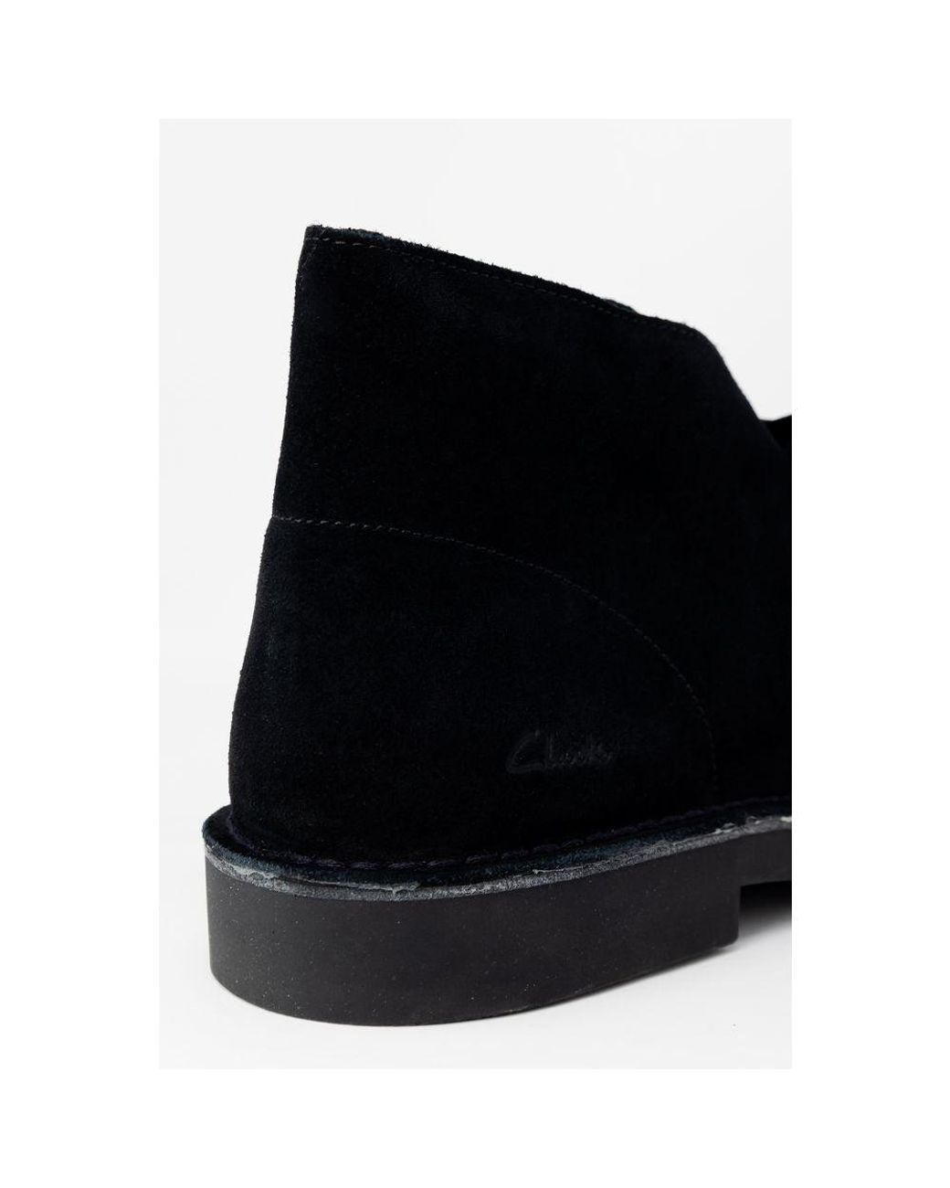 Clarks Black Leather Lace for men