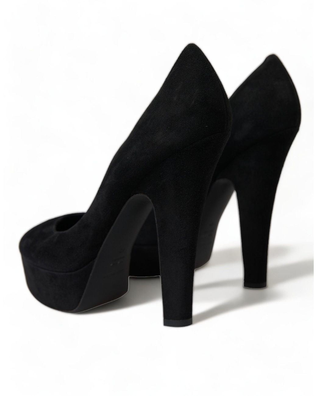Suede high deals heel pumps
