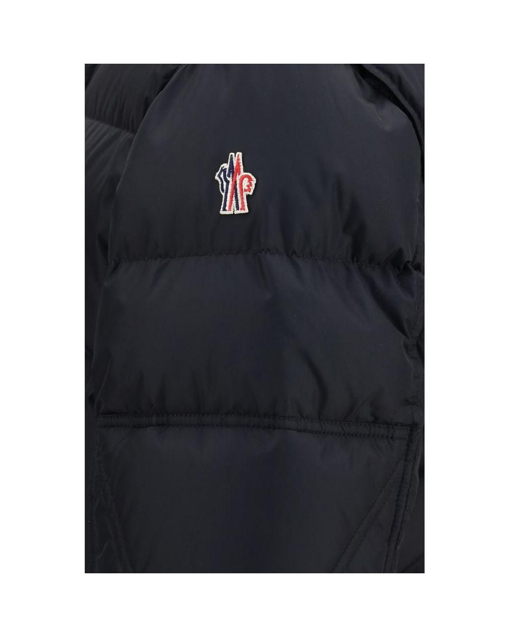 Moncler Blue Black Goose Down Full for men