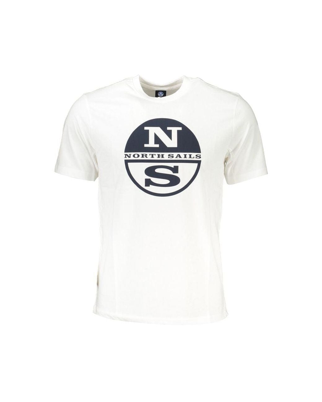 North Sails White Bianco Cotton Men T for men