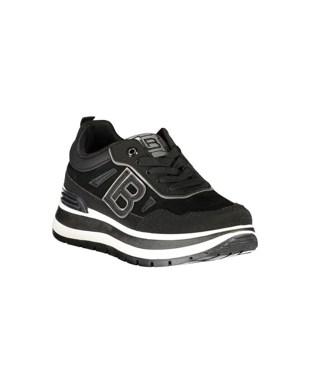 Laura Biagiotti Black Polyurethane 's Sneaker