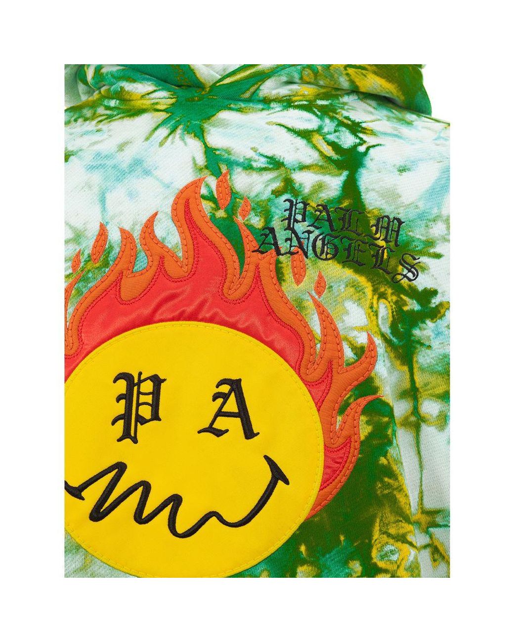 Palm Angels Green Cotton Sweater for men