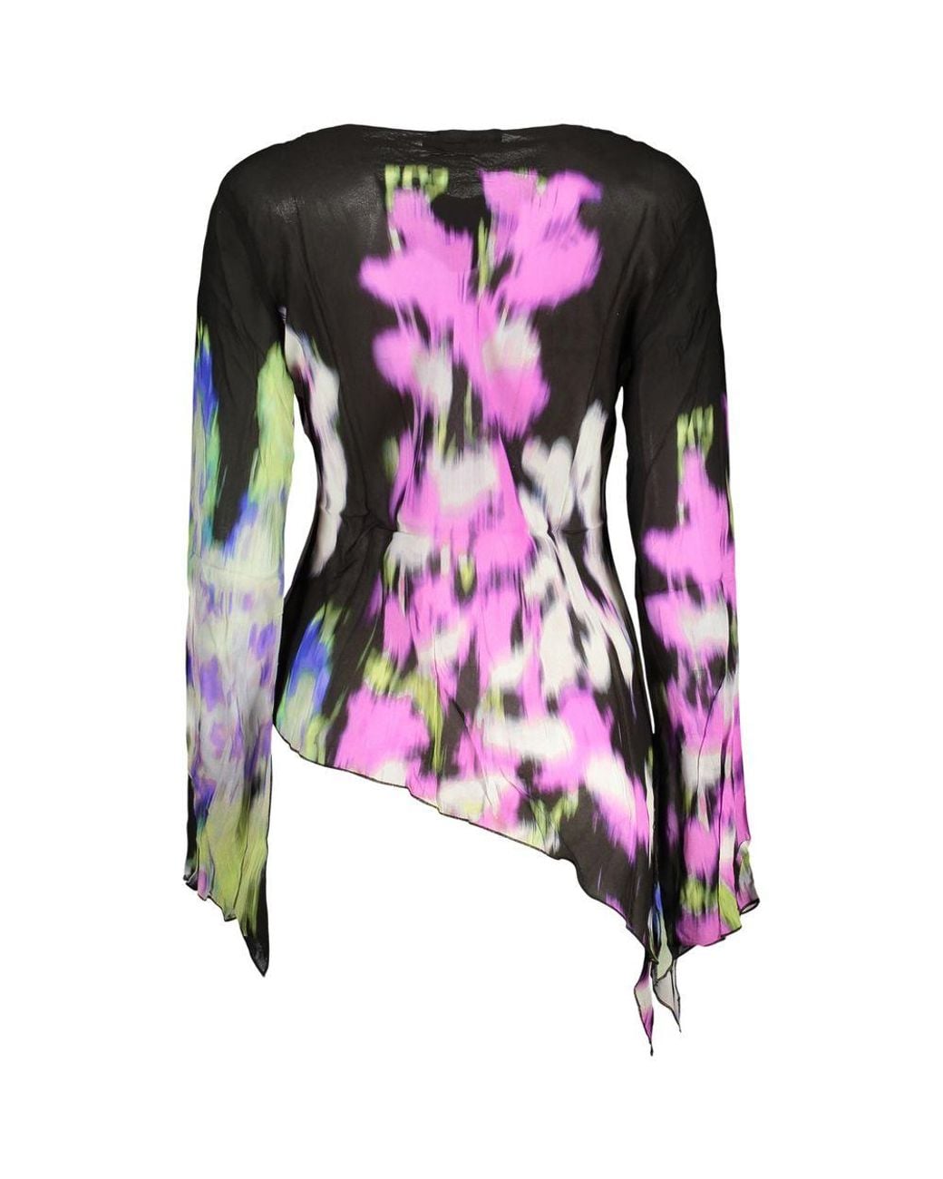 Desigual Pink Black Viscose 's T