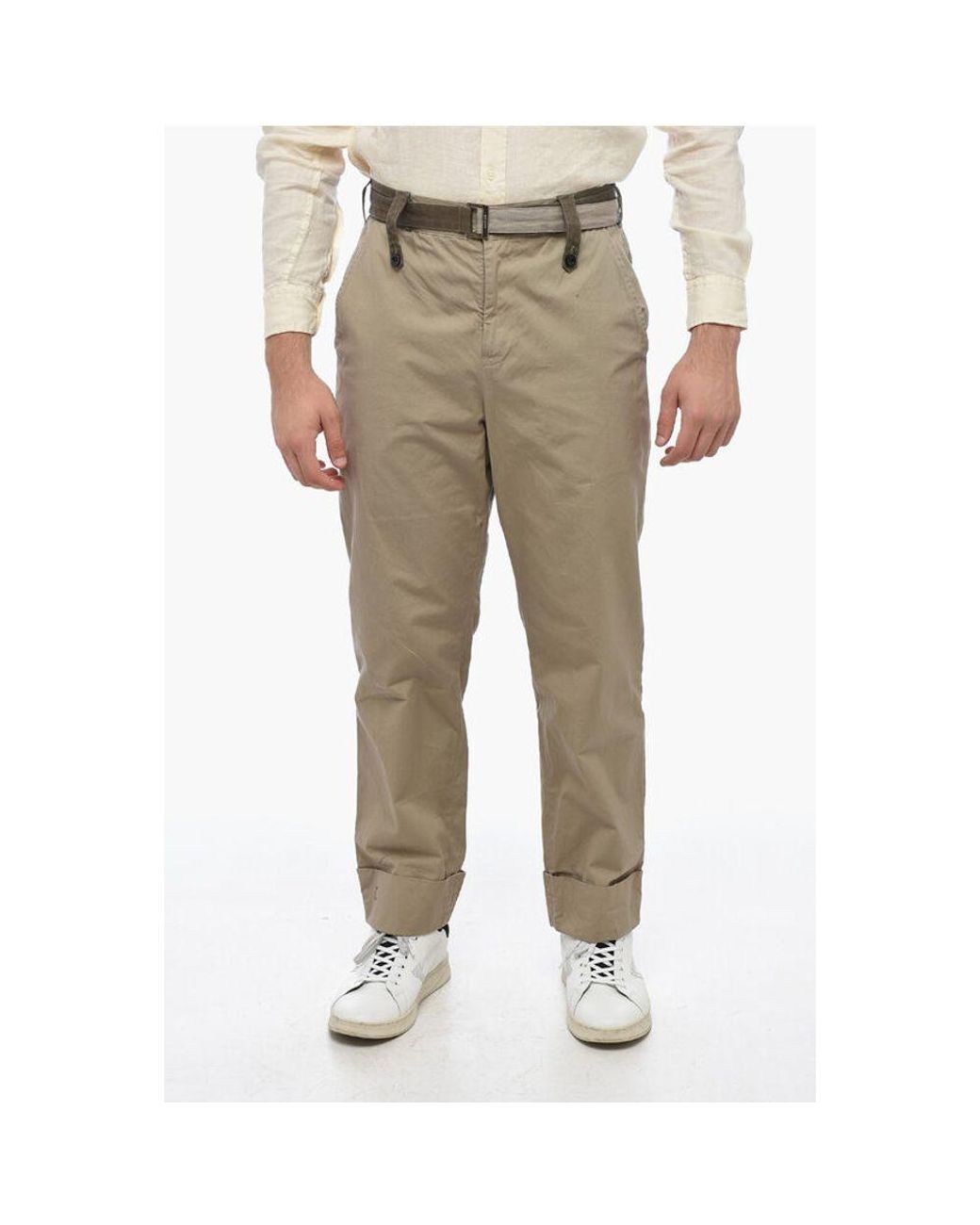 パンツ sacai 25SS Belted Cotton Chino Trouser SACAI | Belted