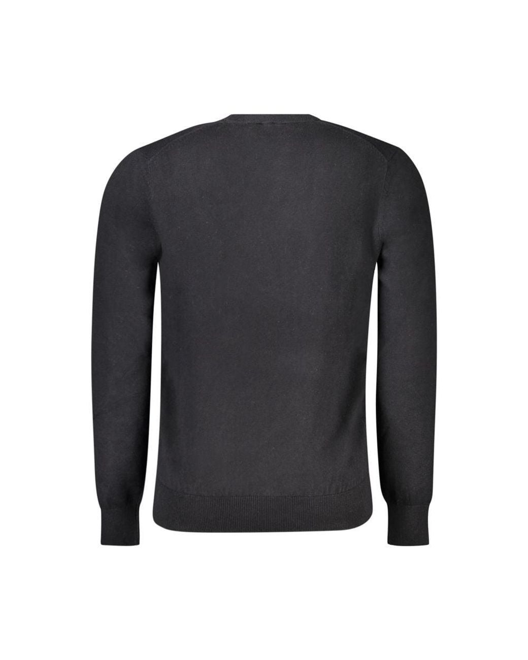 North Sails Black Cotton Sweater for men
