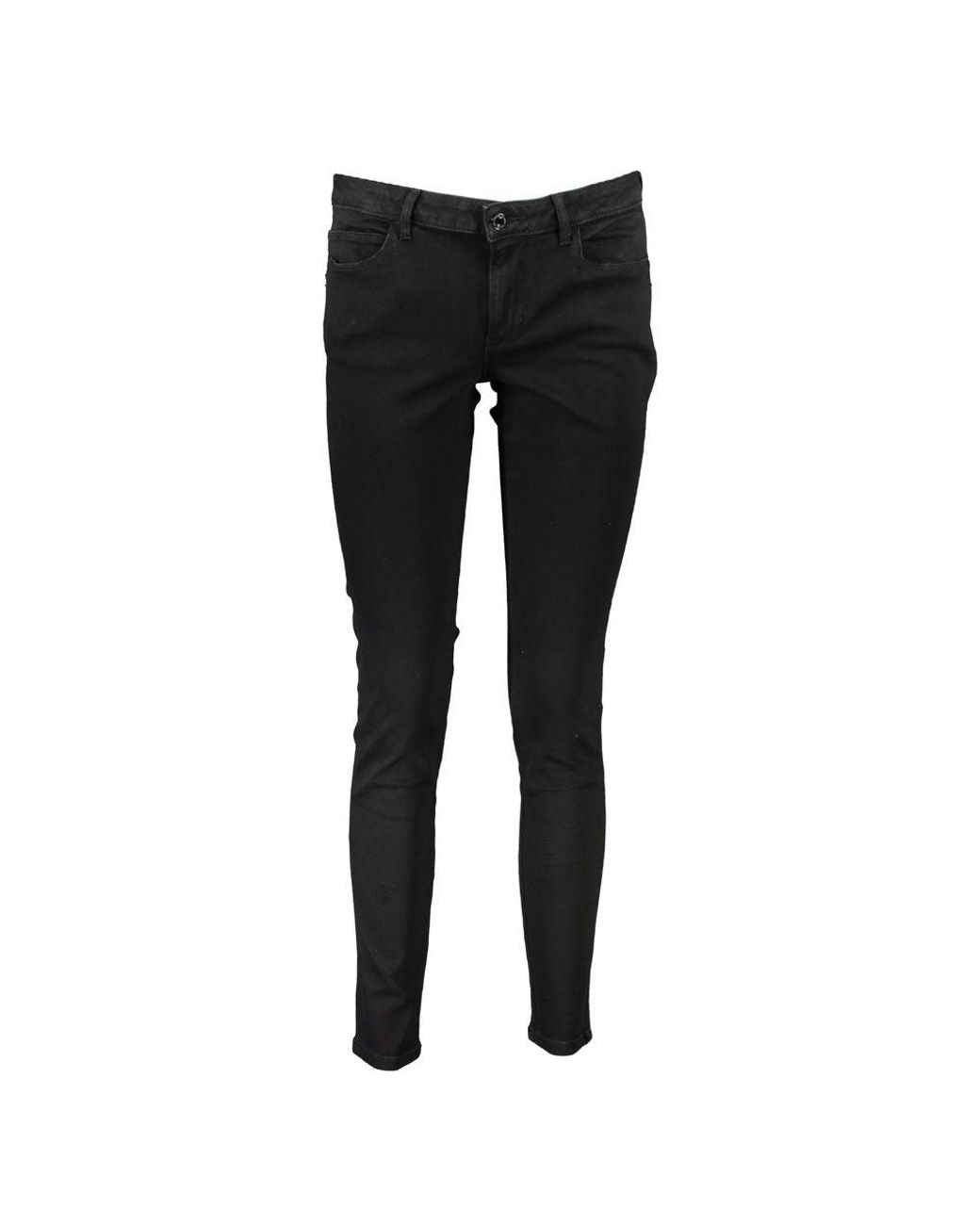 Guess Black Cotton Jeans & Pant