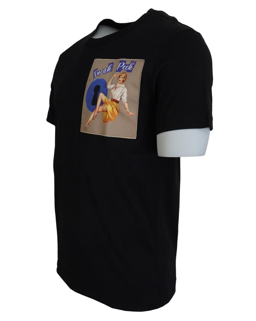 Dolce & Gabbana Black Chic Cotton Tee For The Modern for men