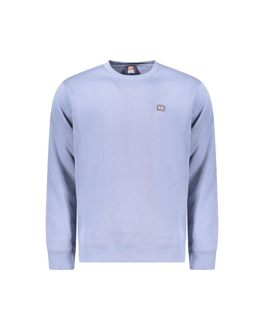 Norway 1963 Blue Cotton Sweater for men