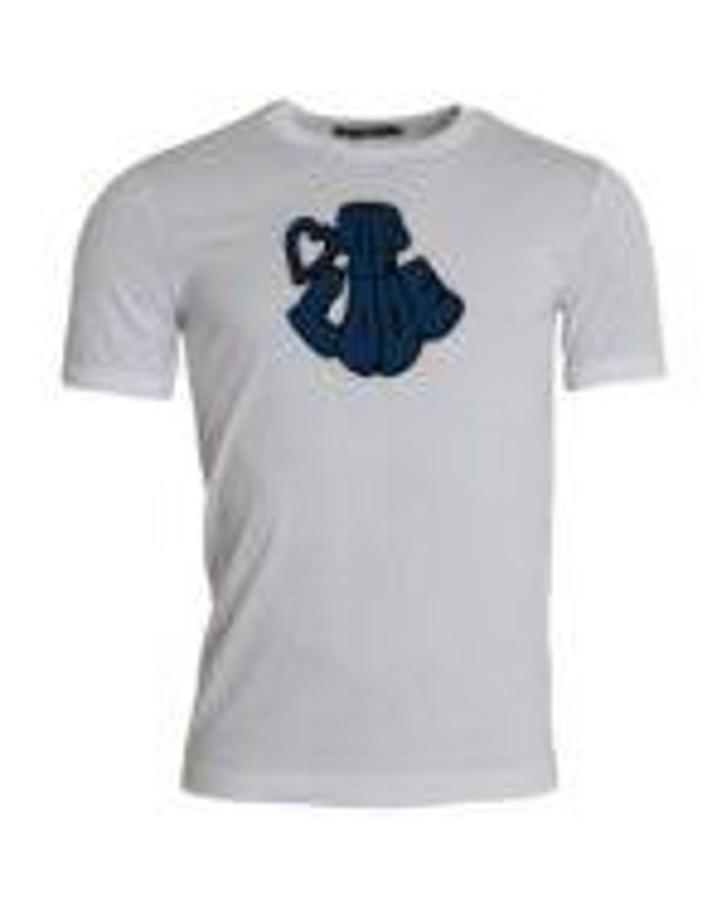 Dolce & Gabbana Gray Love Appliqu Tshirt Tsh86383 for men
