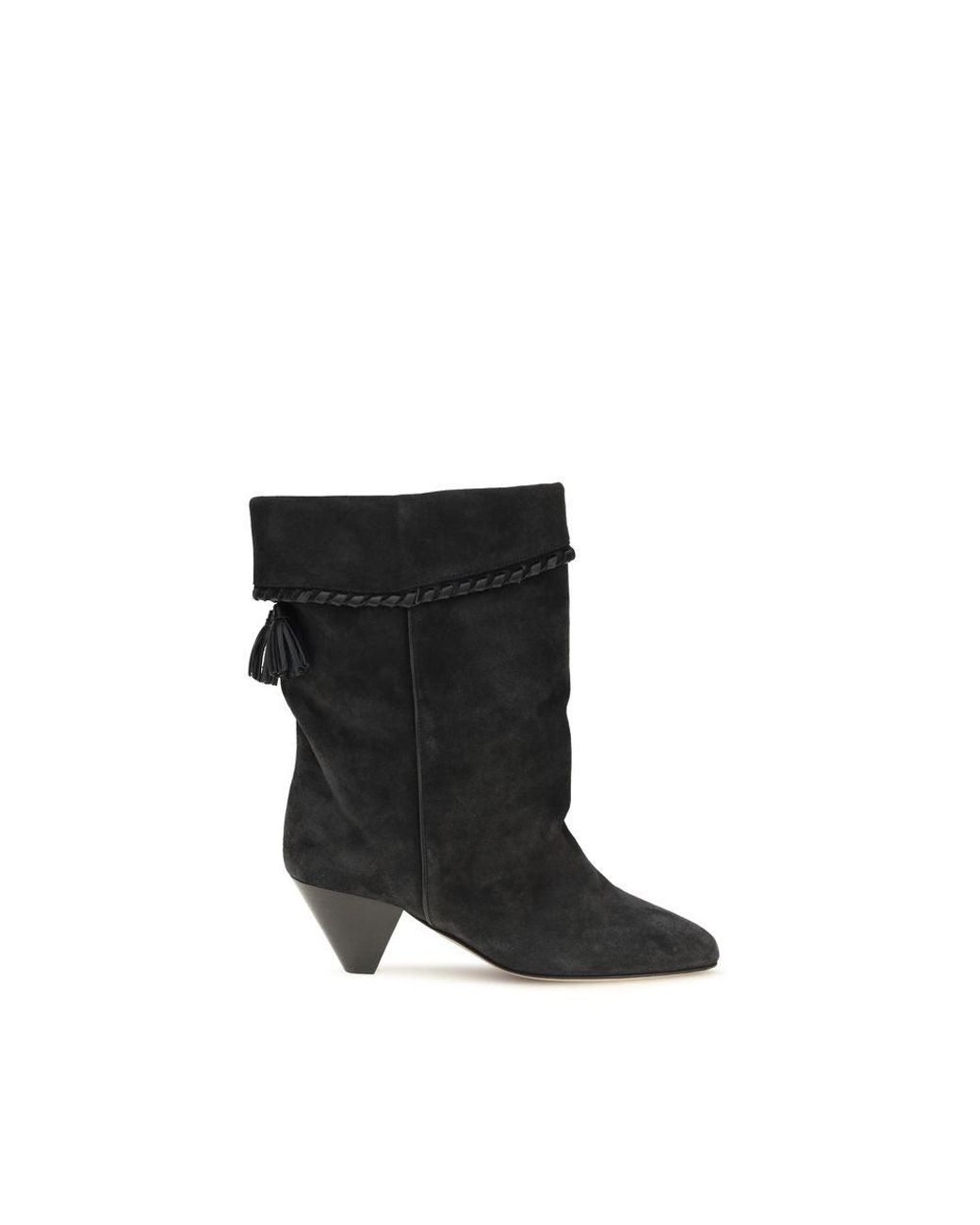 Isabel Marant Black Calf Leather Bos Taurus Boots