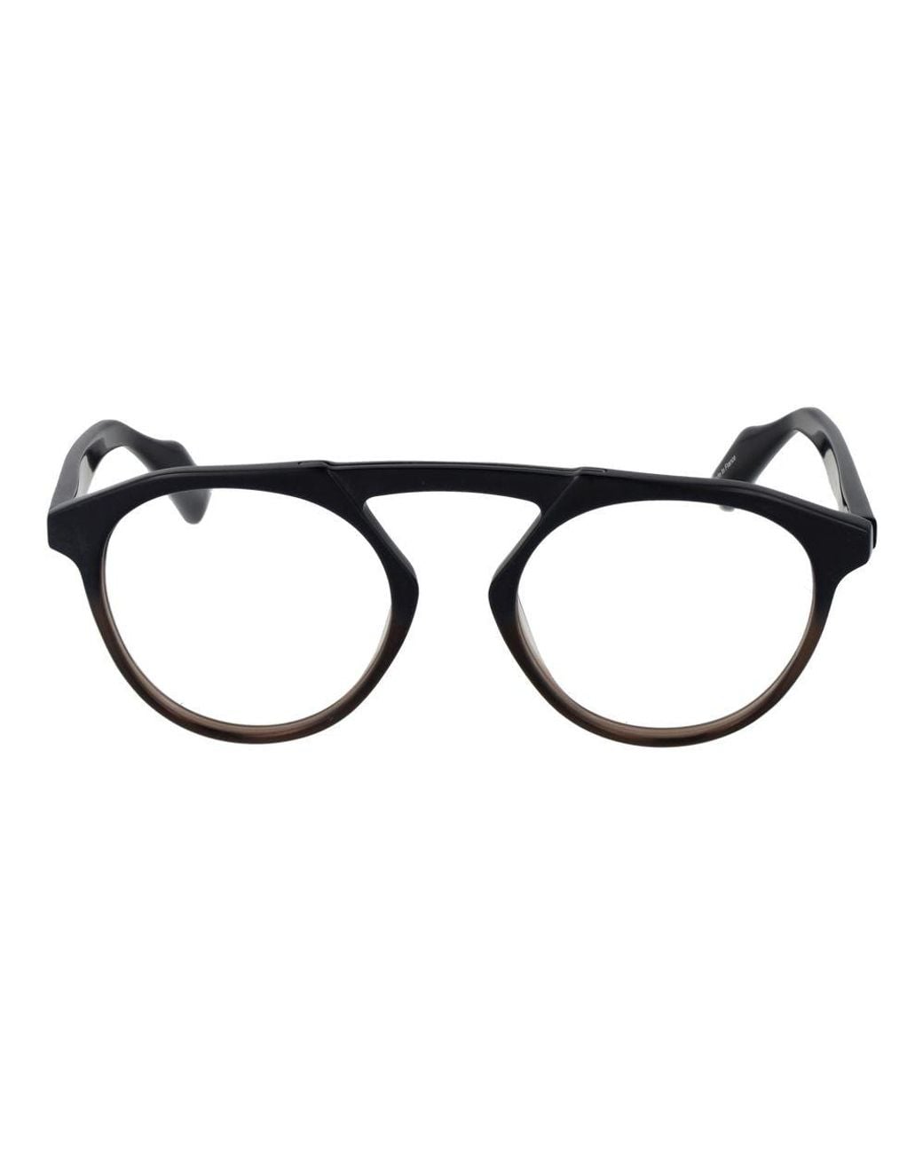 Yohji Yamamoto Black Plastic Glasses (Frames) for men