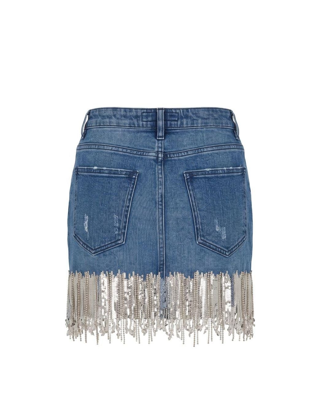 Trussardi Blue Denim Skirt