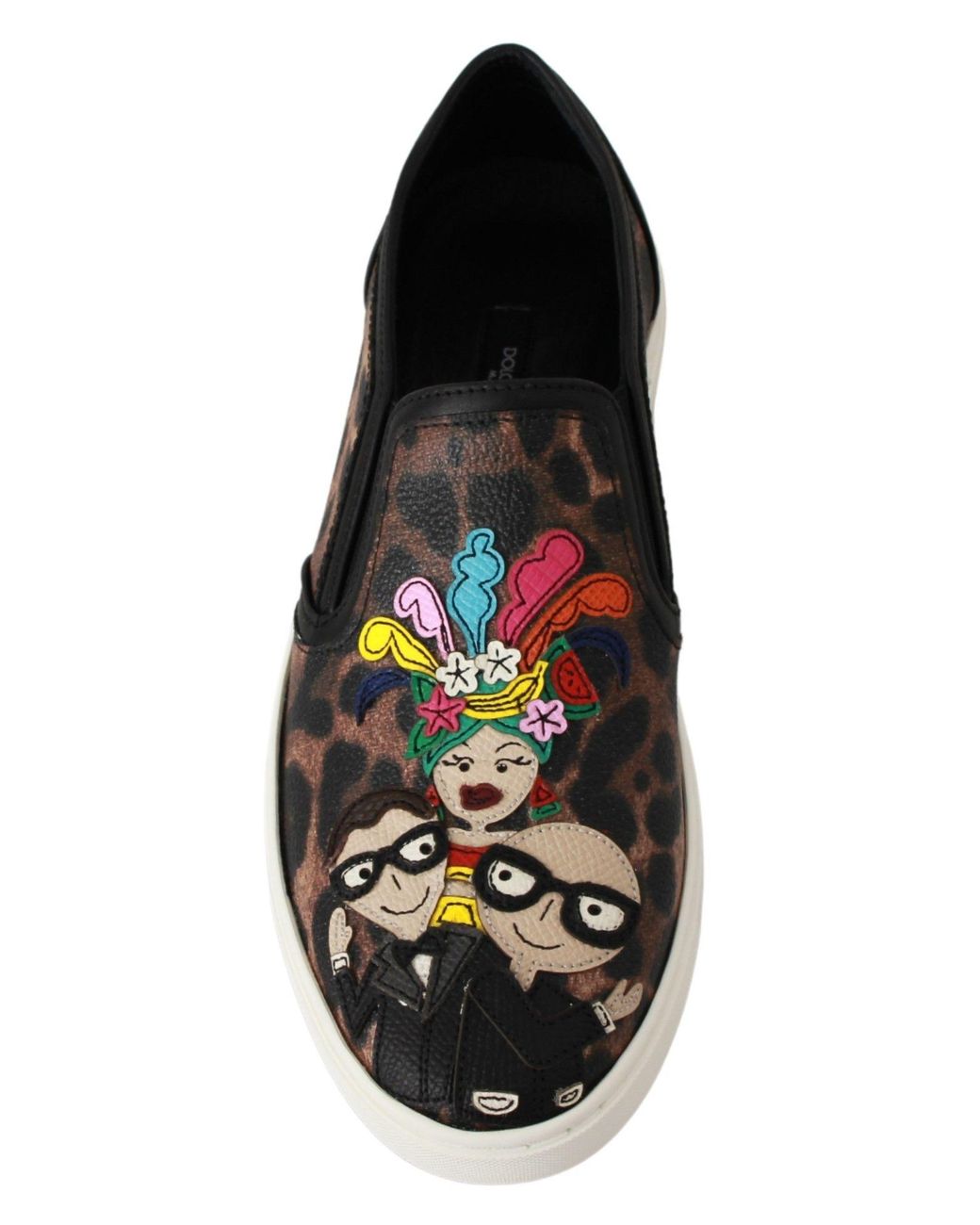 Dolce & Gabbana Brown Dolce Gabbana Leather Leopard #dgfamily Loafers Shoes