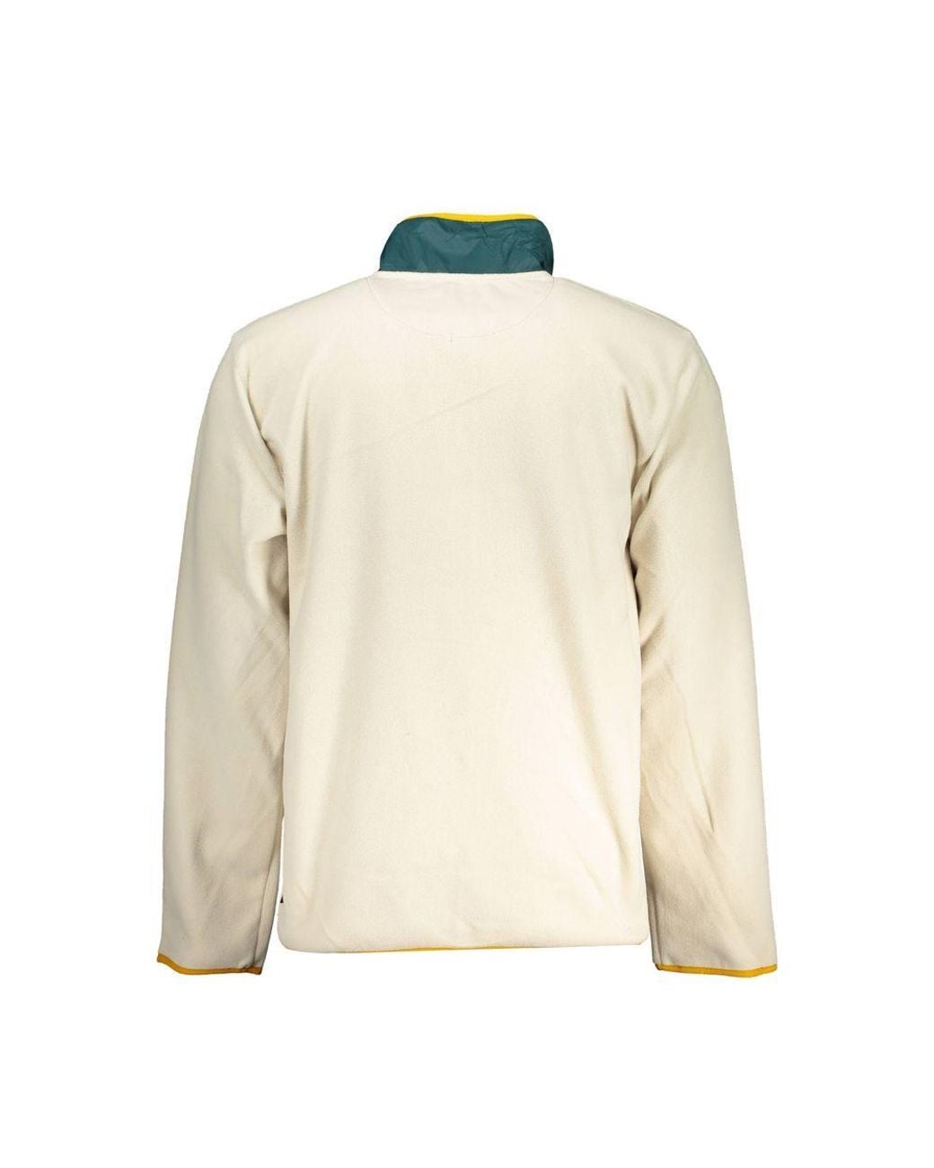 Vans White Beige Polyester Men Sweatshirt for men