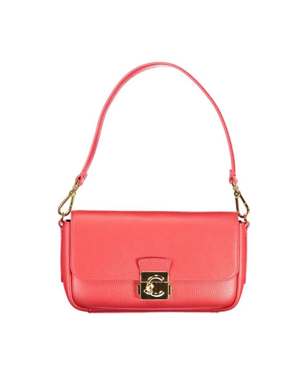 Coccinelle Red Leather Handbag
