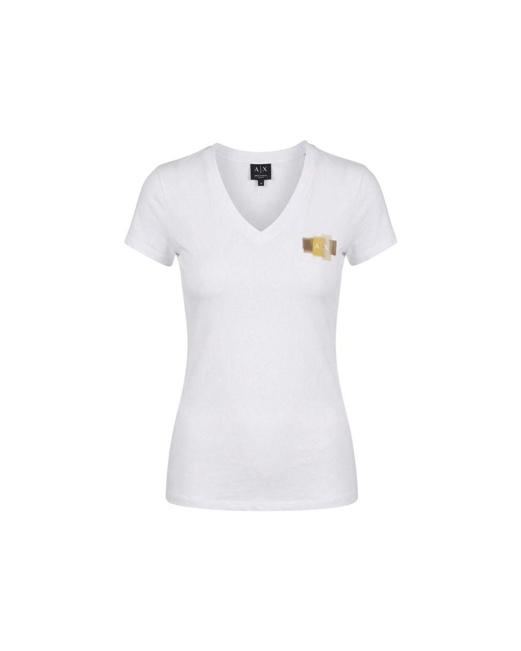 ARMANI EXCHANGE Black Cotton T-Shirt