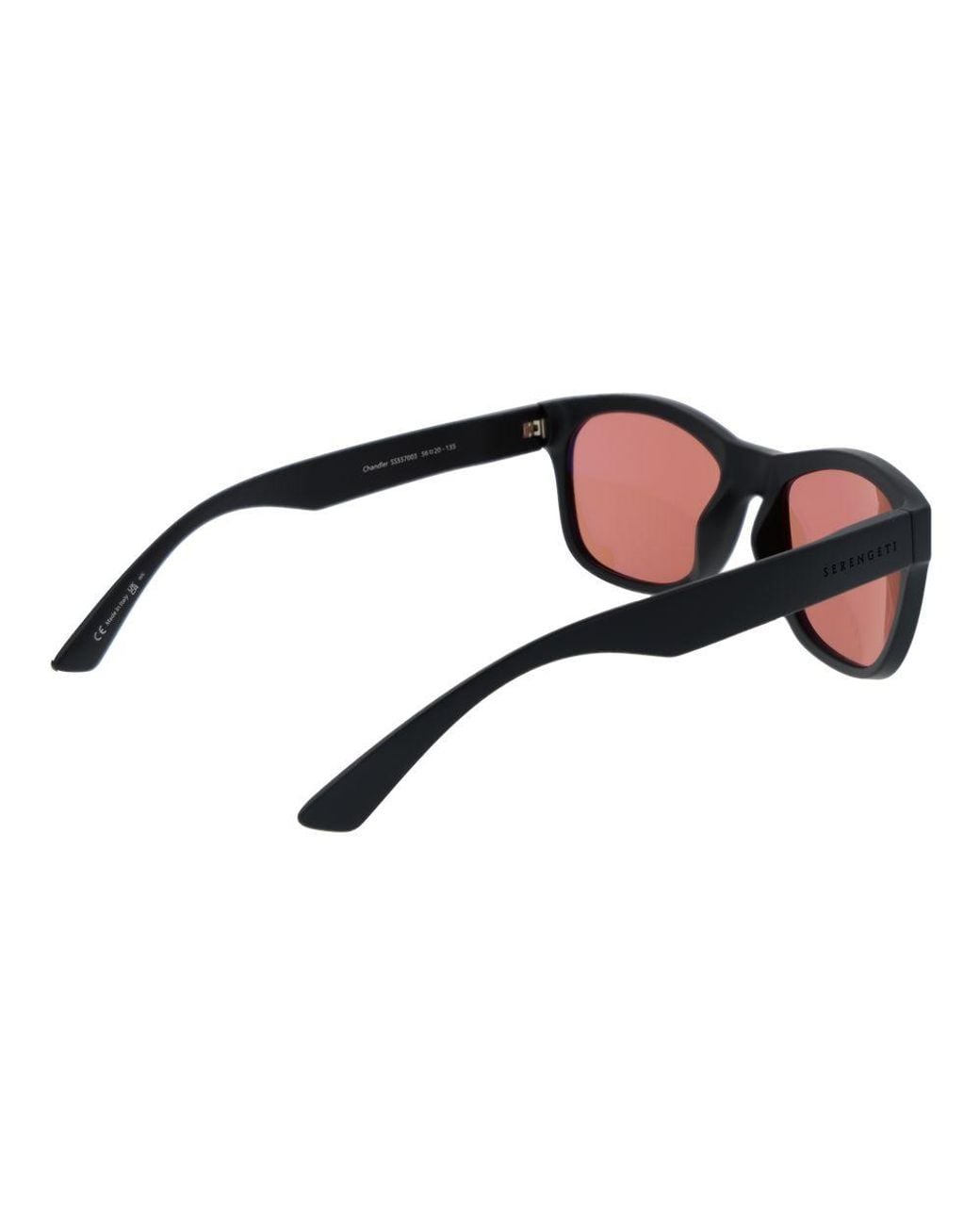 Serengeti Blue Black Plastic Sunglasses