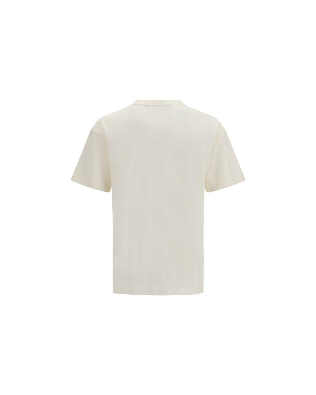 Palm Angels White Beige Cotton T for men