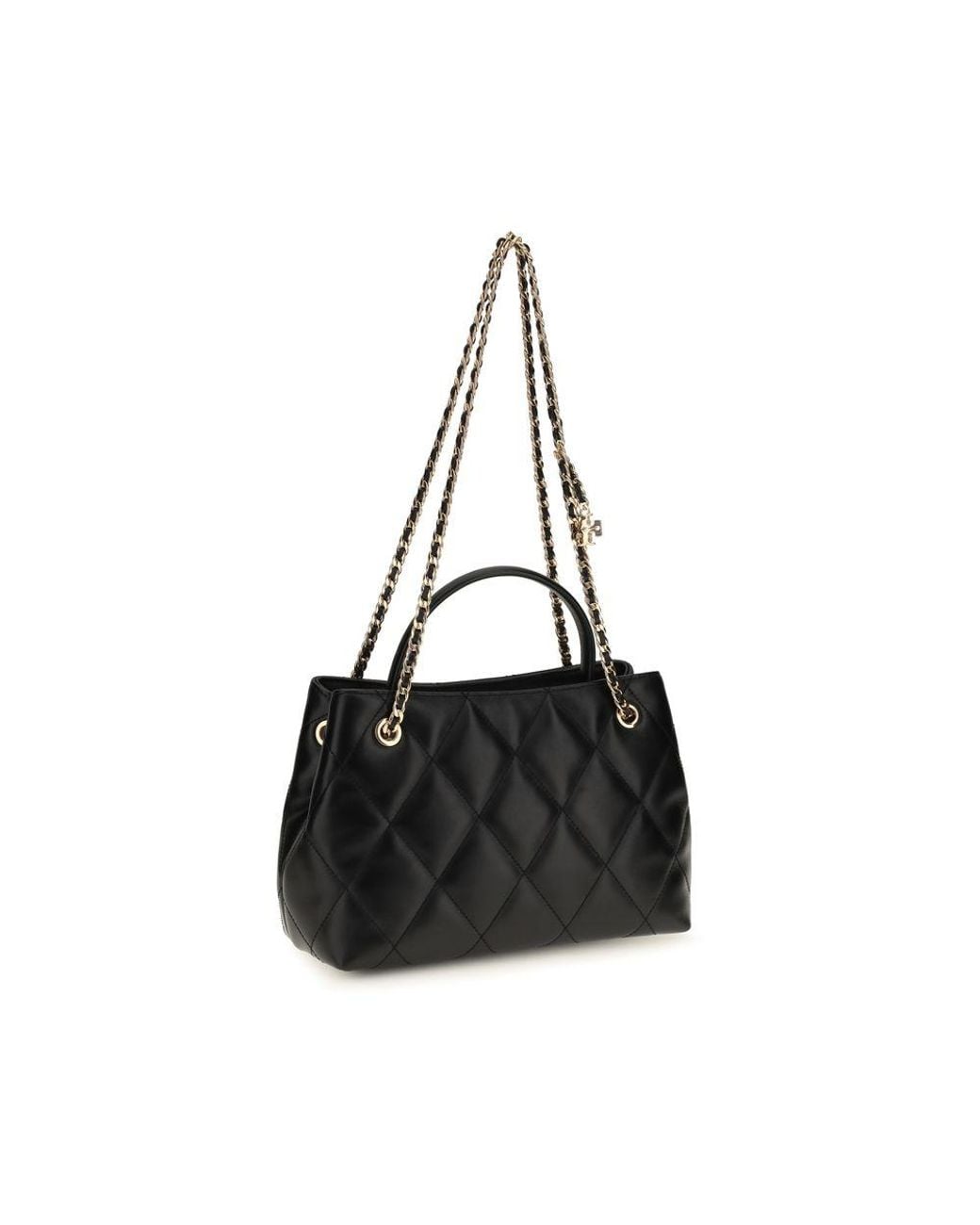 Tory Burch Black Calf Leather Bos Taurus Shoulder Bag