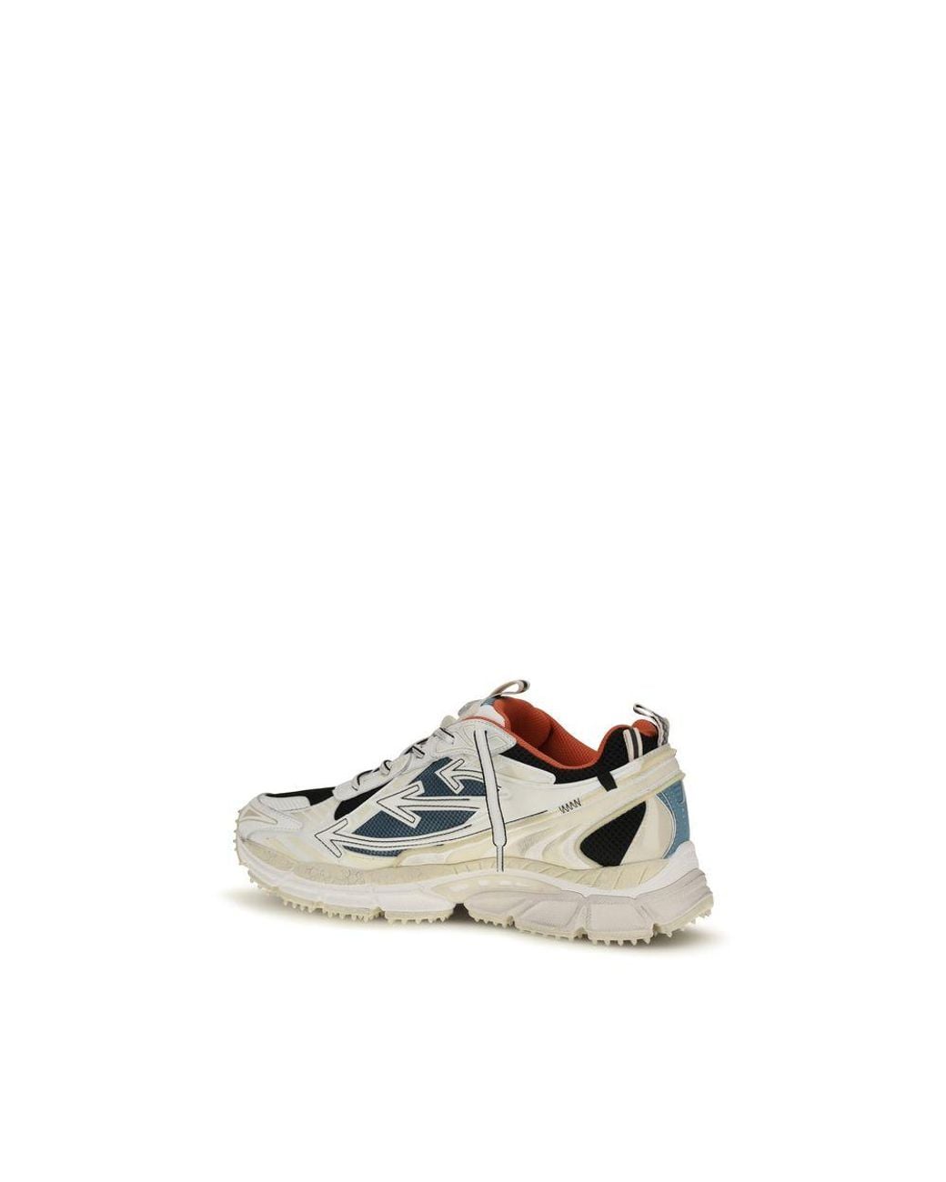 Off-White c/o Virgil Abloh White Fabric Athletic Sneakers for men