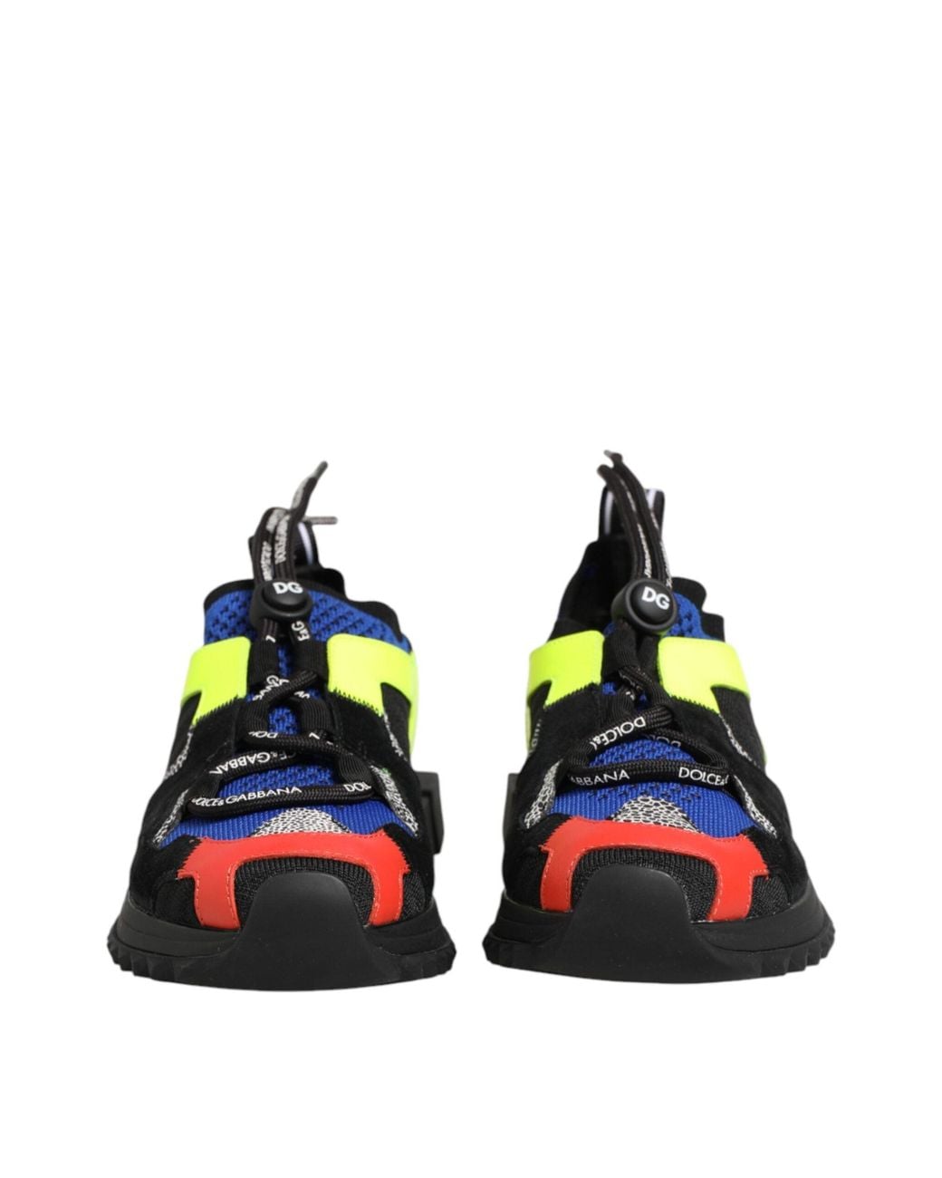 Dolce & Gabbana Blue Mesh Sorrento Trekking Sneakers Shoes