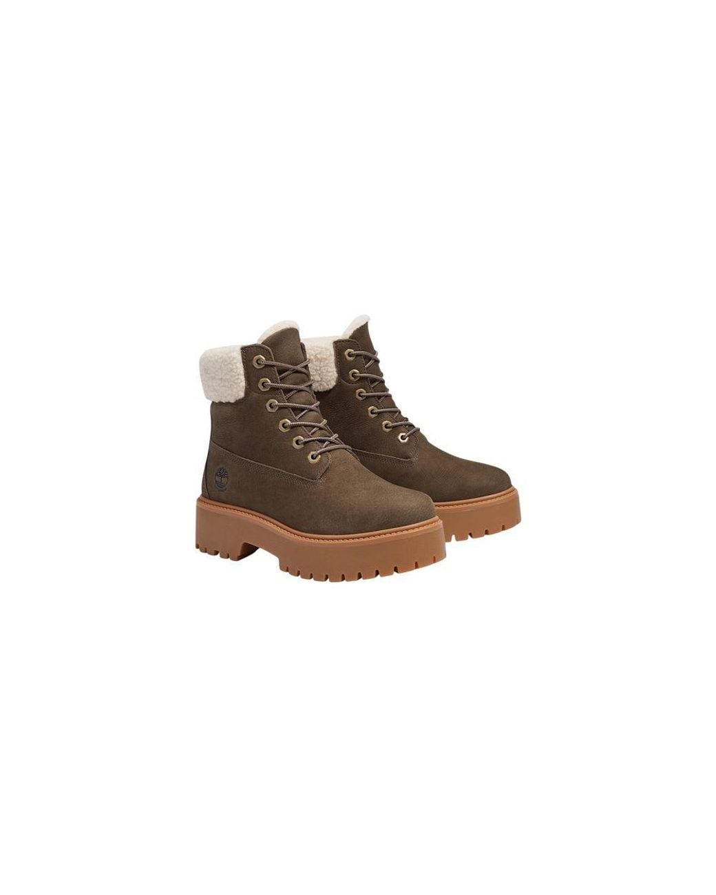 Timberland Brown Recycled Leather Lace