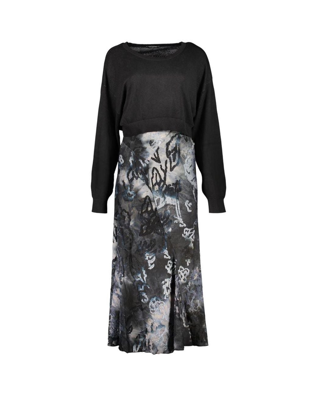 Desigual Black Polyester Dress
