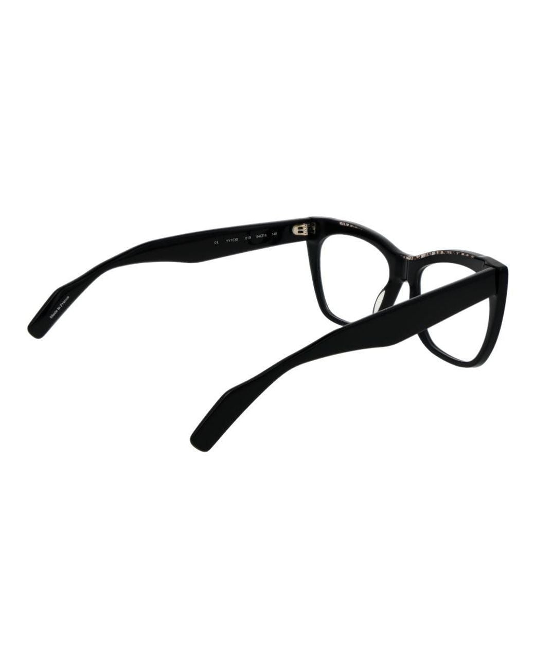 Yohji Yamamoto Black Plastic Glasses (Frames) for men