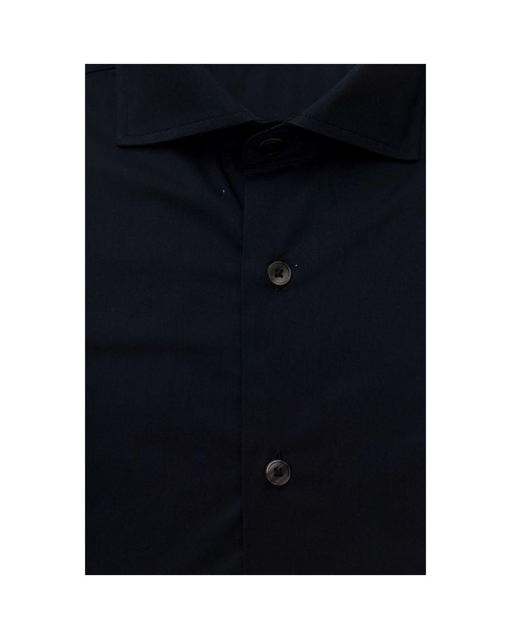 Bagutta Blue Cotton Shirt for men