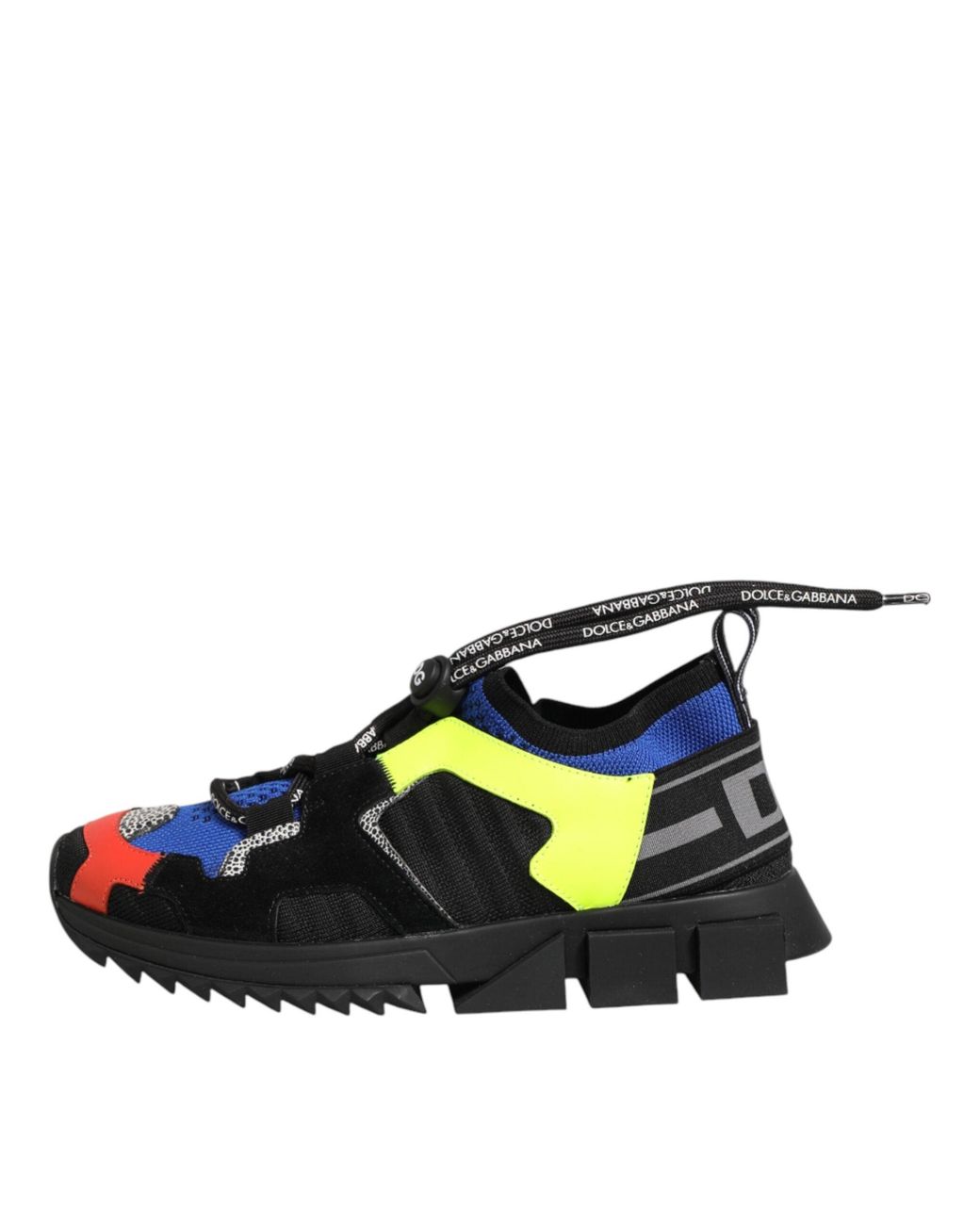 Dolce & Gabbana Blue Mesh Sorrento Trekking Sneakers Shoes