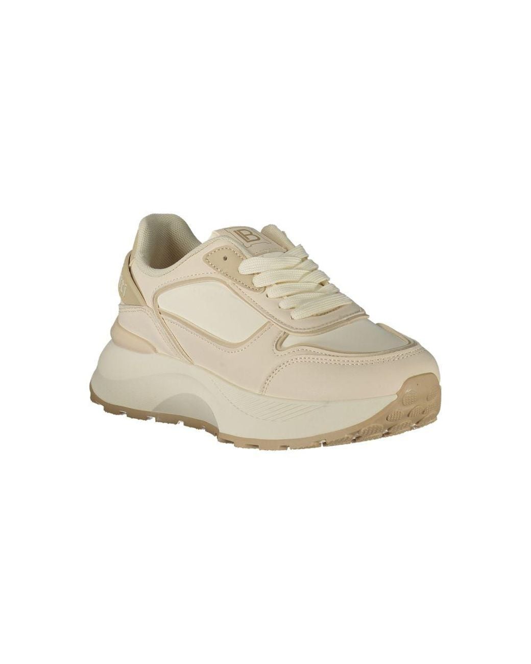 Laura Biagiotti Natural Bianco Polyurethane S Sneaker