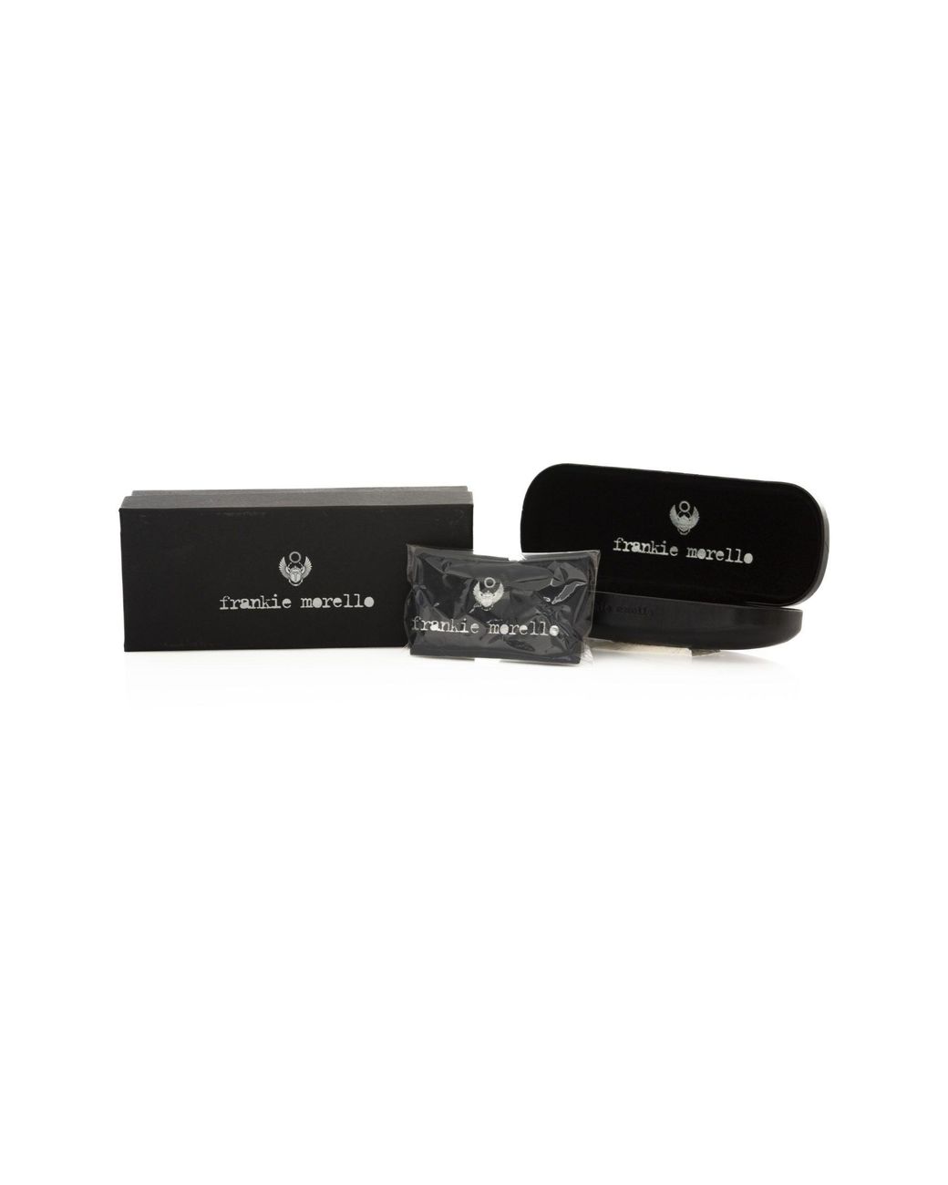 Frankie Morello Black Acetate Frame for men