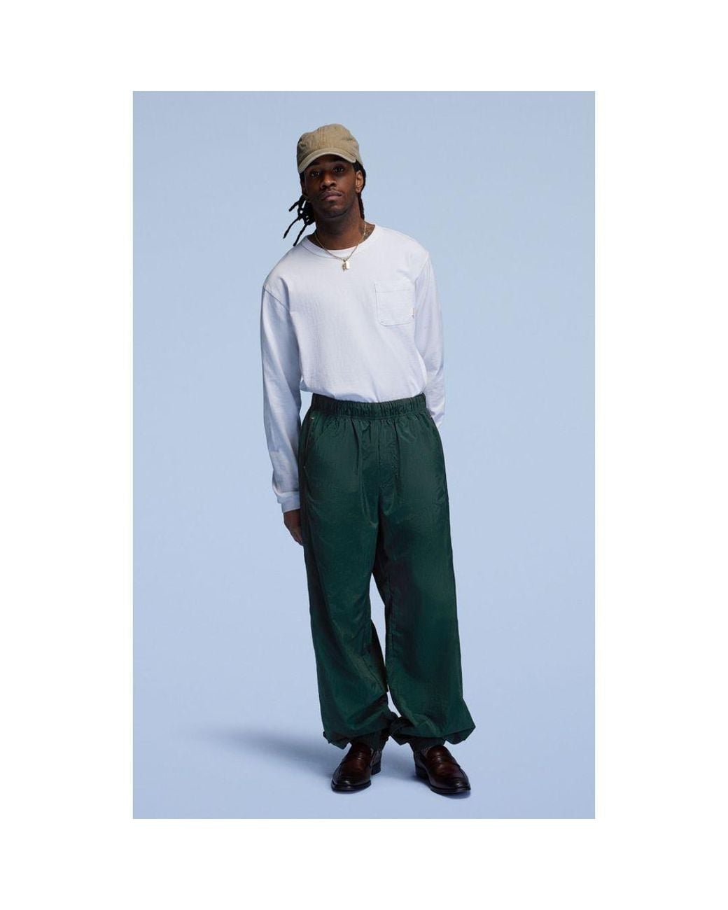 Champion Blue Red Polyamide Joggers (workout Pants) for men